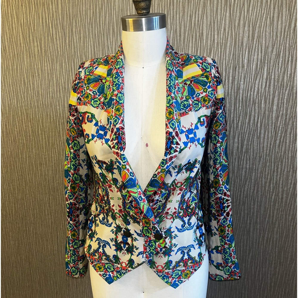 Twelfth street by Cynthia Vincent silk blazer